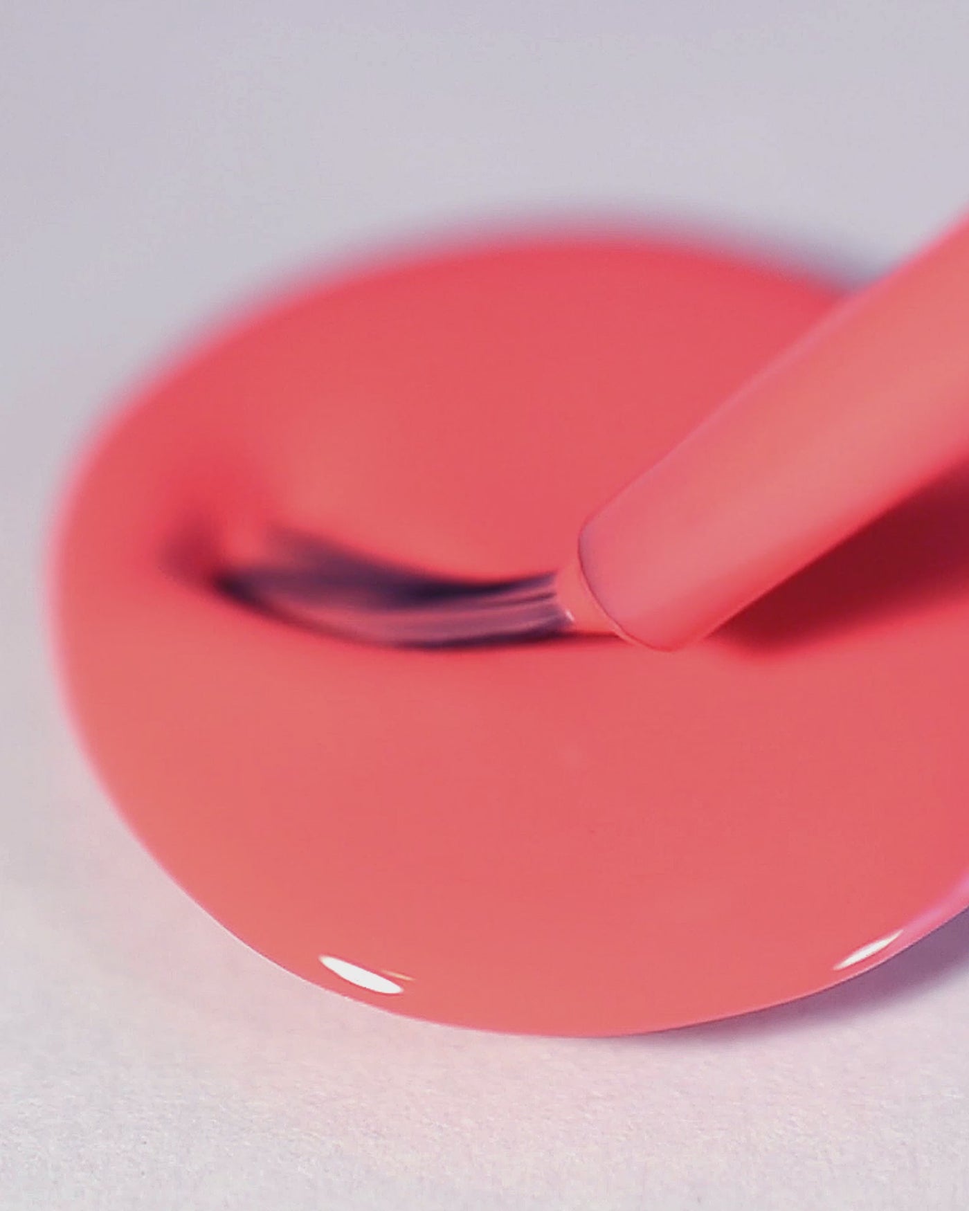 grapefruit pink nail polish drop