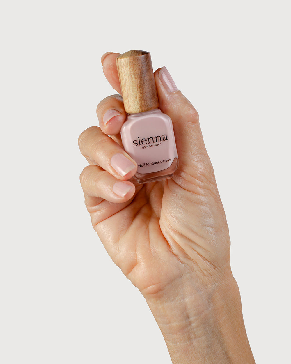 Fair skin hand showing signs of an older person&