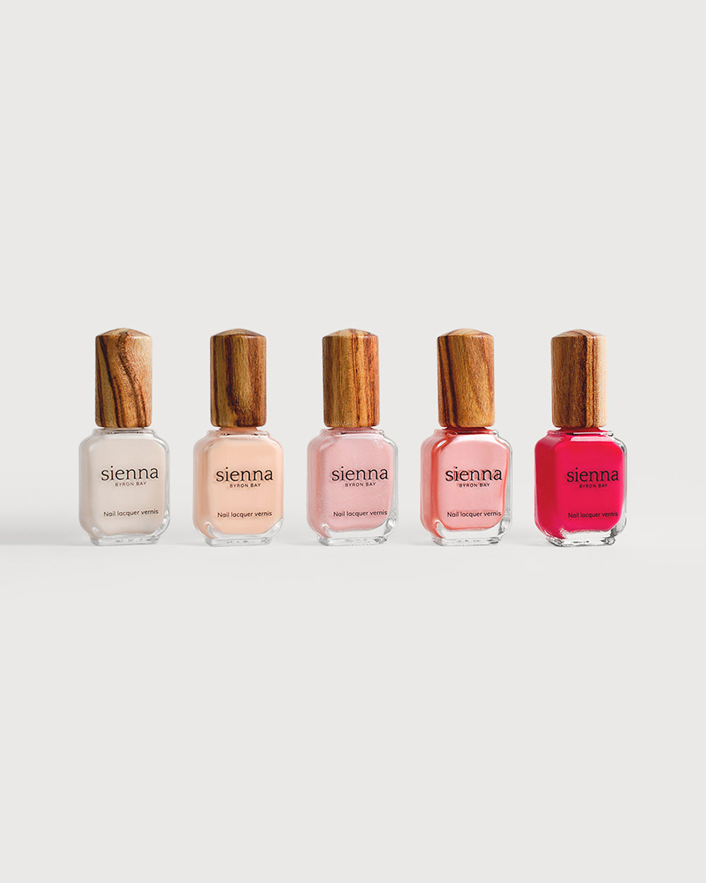 Enchantment collection 5 spring nail polish bottles