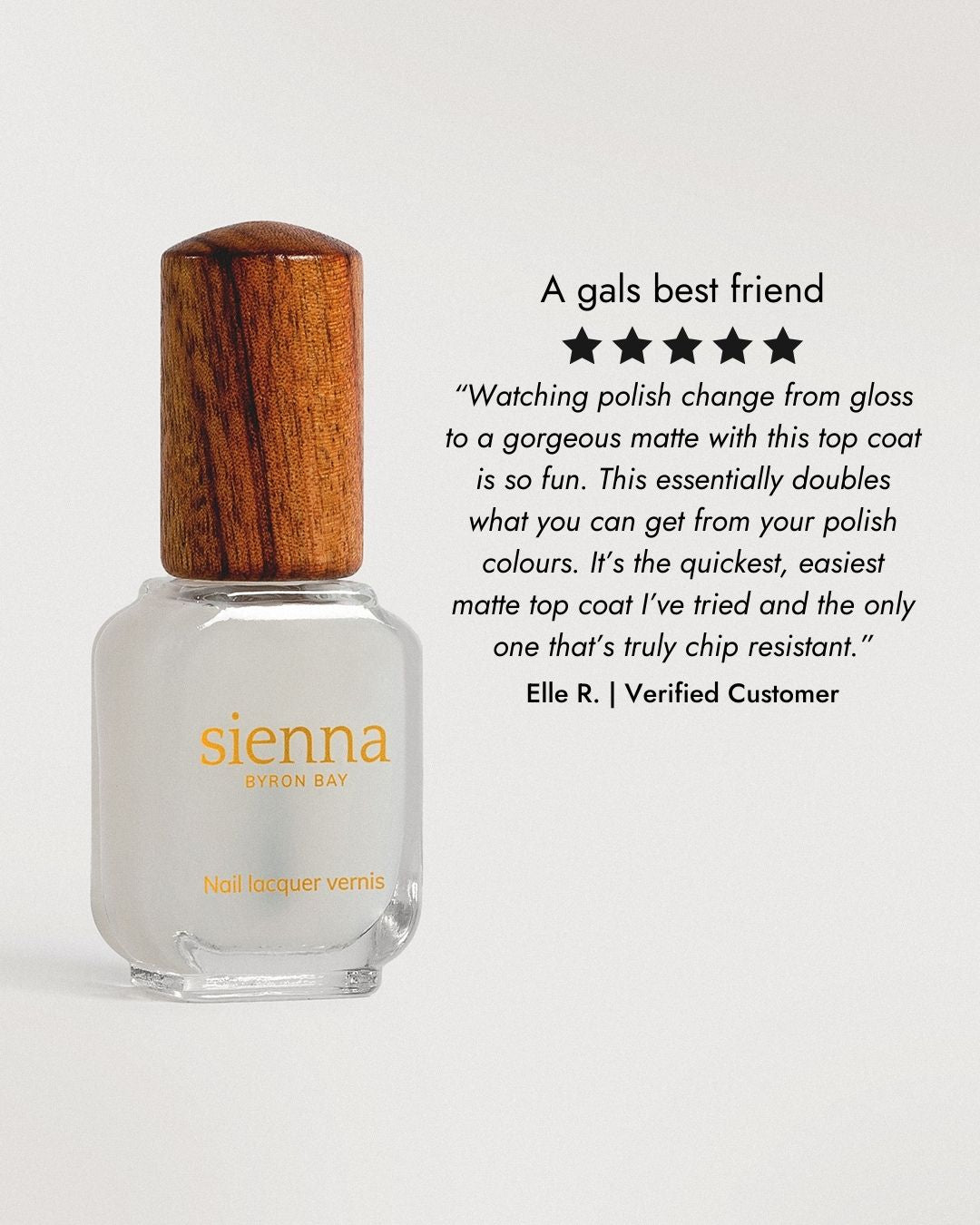 Matt Top Coat 5 Star Review