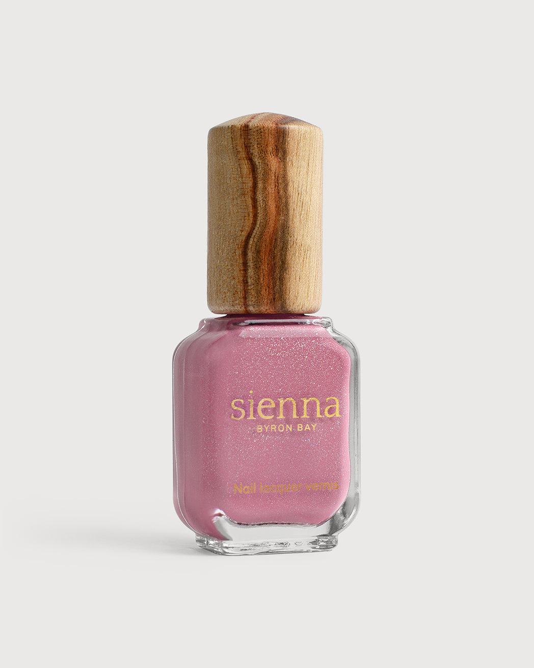 Resonance: Midtone Lilac Creme with Holographic Shimmer Glass Bottle Timber Cap