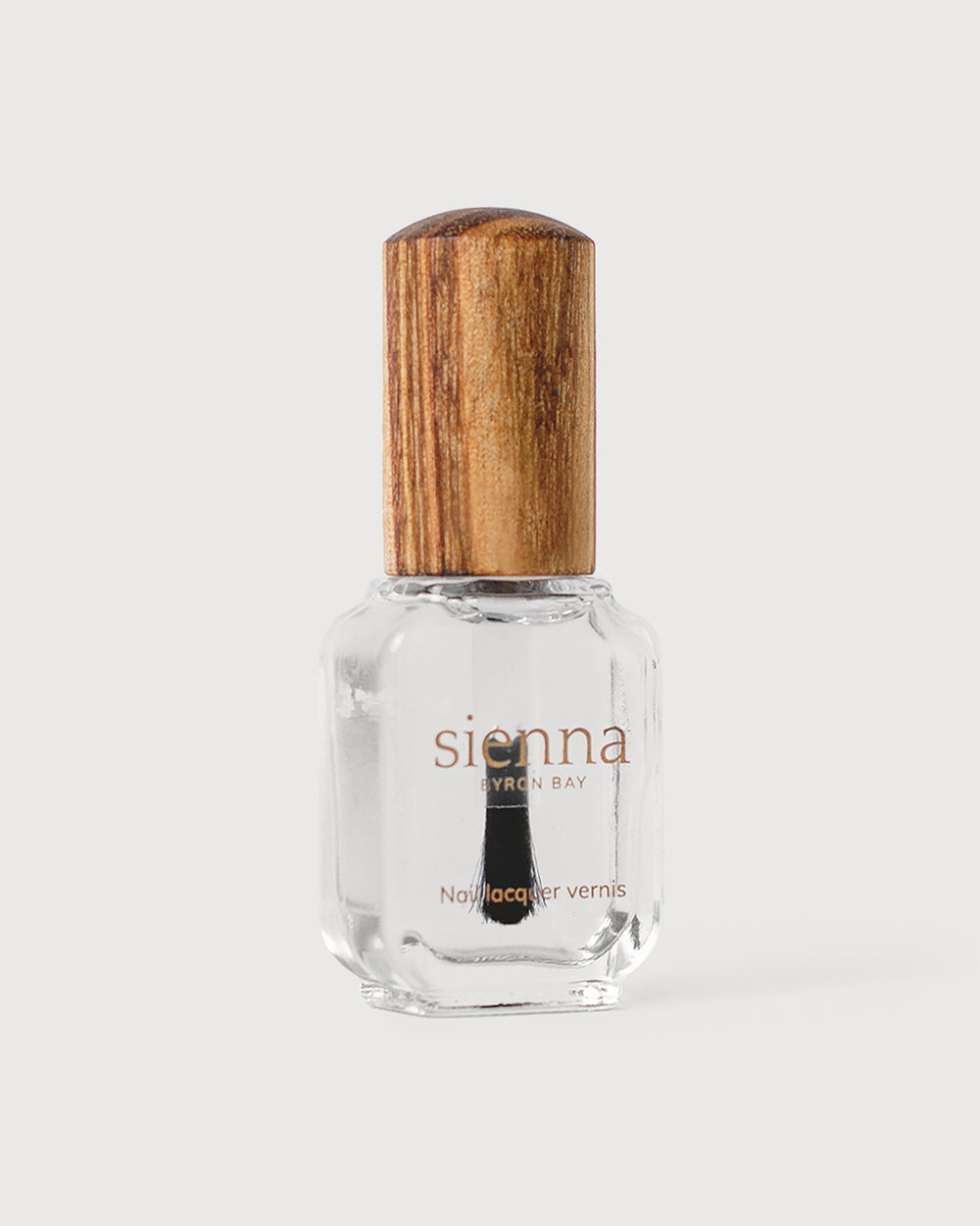 Glossy Top Coat Polish Bottle by Sienna Byron Bay