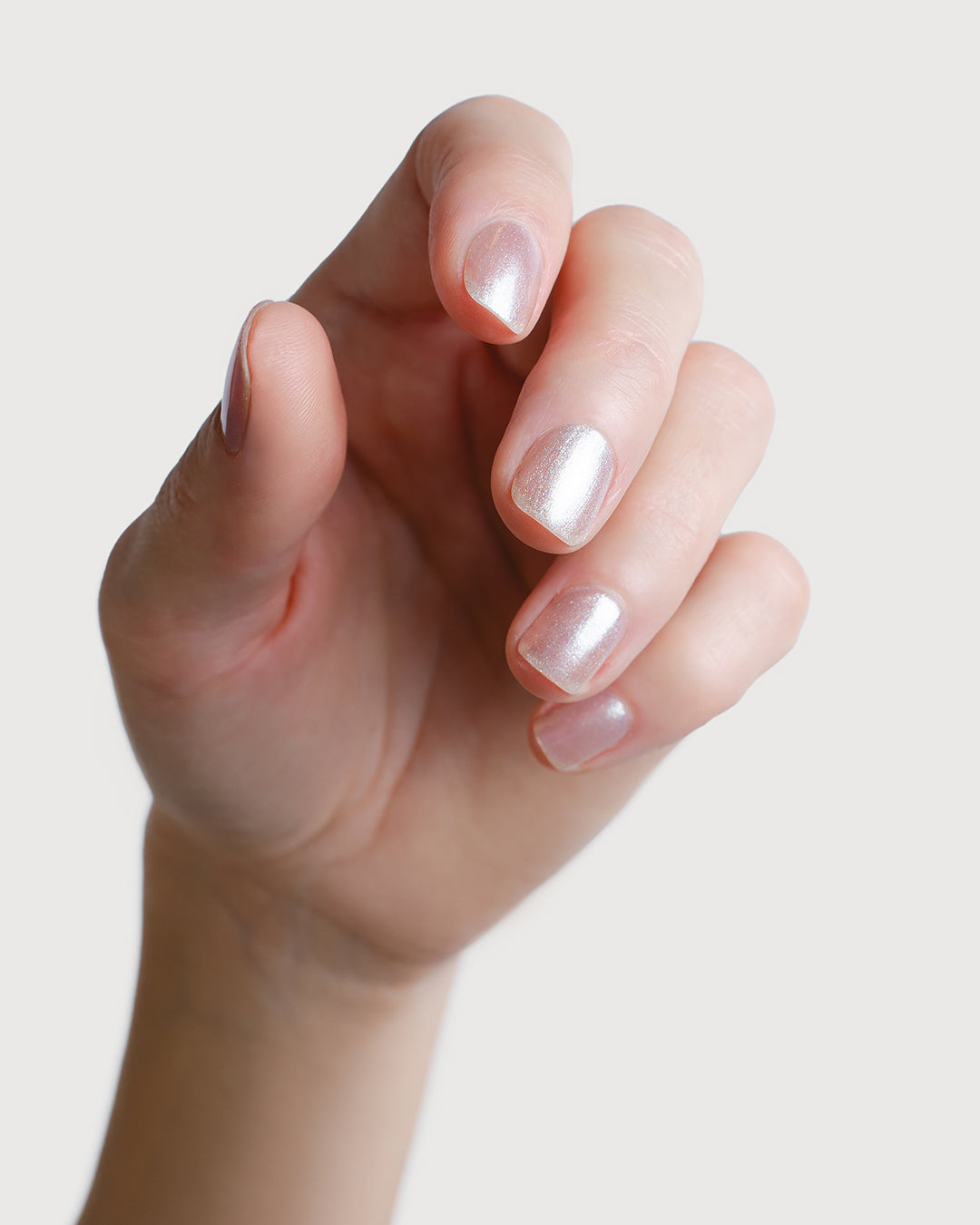 Glimmer holographic alabaster shimmer nail polish by Sienna