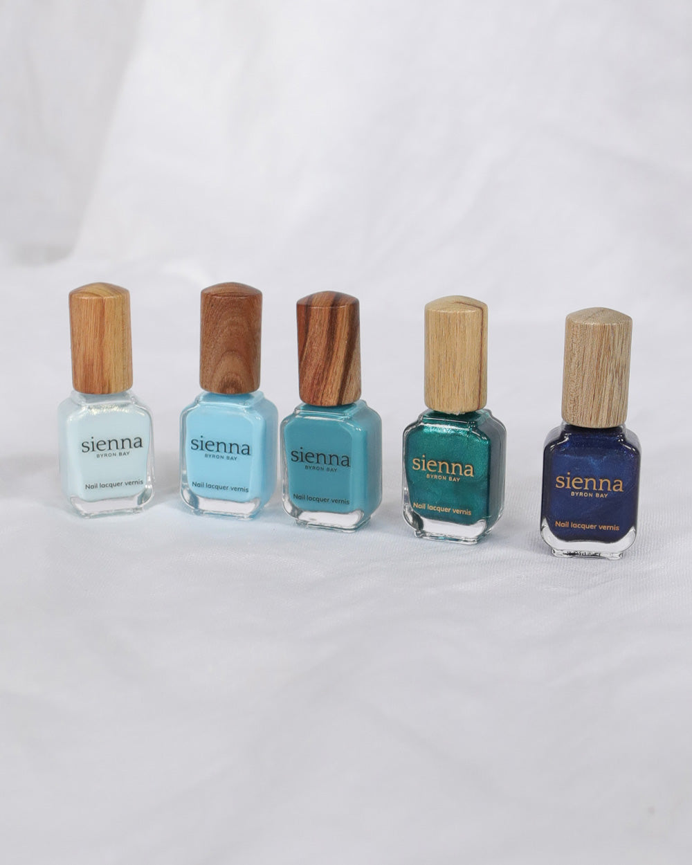 Horizon Collection Glass Bottles with Timber Caps