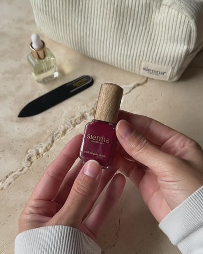 Sacred being applied on fair skin tone video