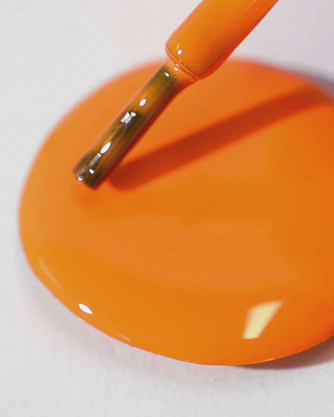 bright orange nail polish drop by sienna byron bay