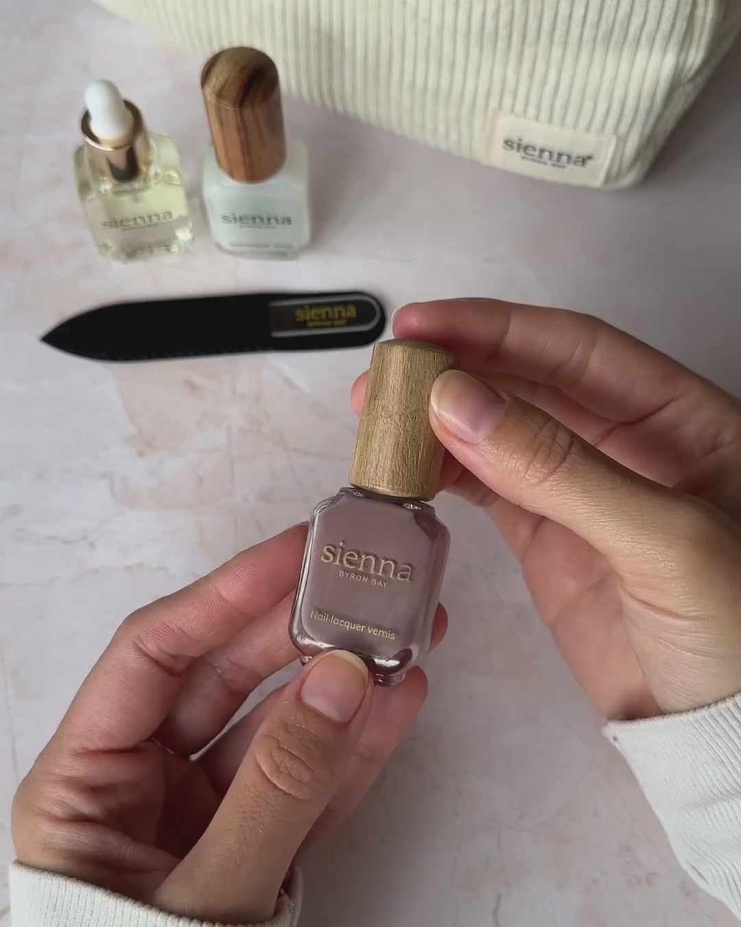 Nurture being applied on fair skin tone video