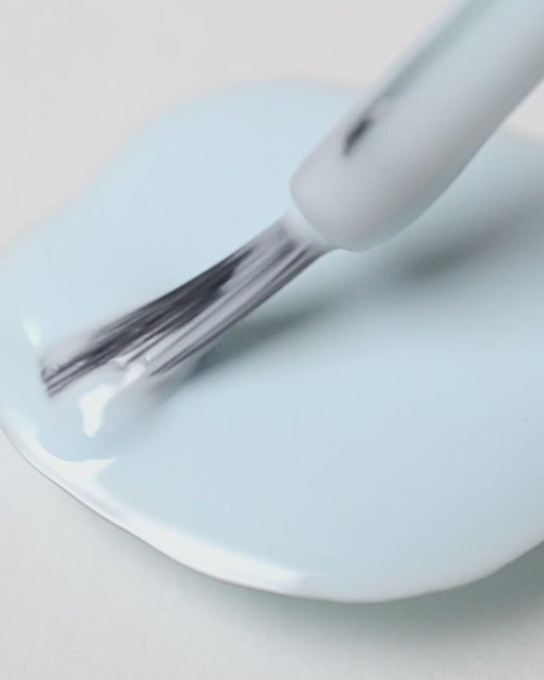 Pastel blue nail polish drop by sienna