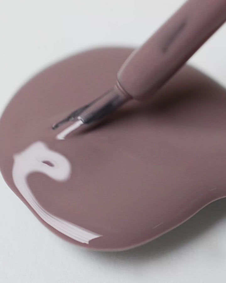 dusty mauve nail polish drop by sienna