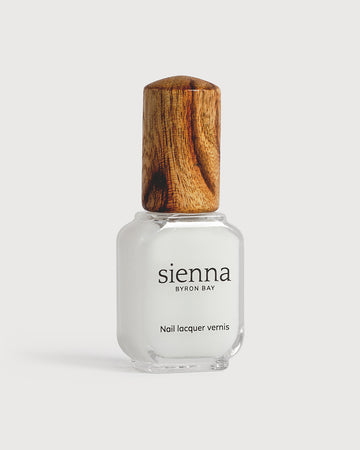 nail strengthener glass bottle with timber cap