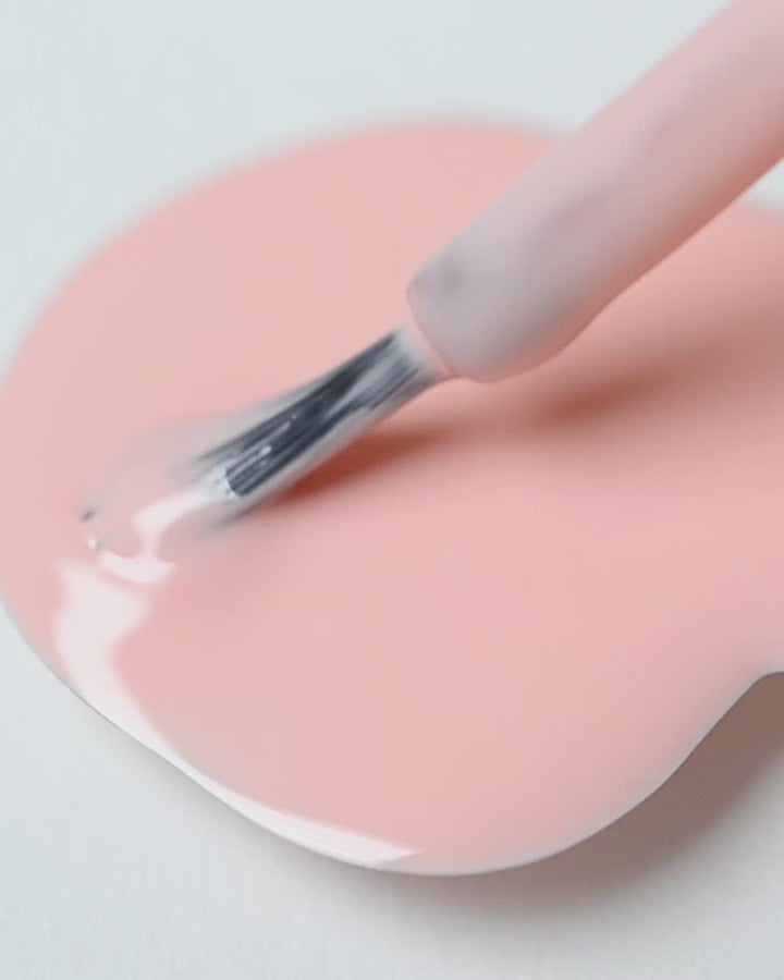 pastel pink nail polish drop by sienna